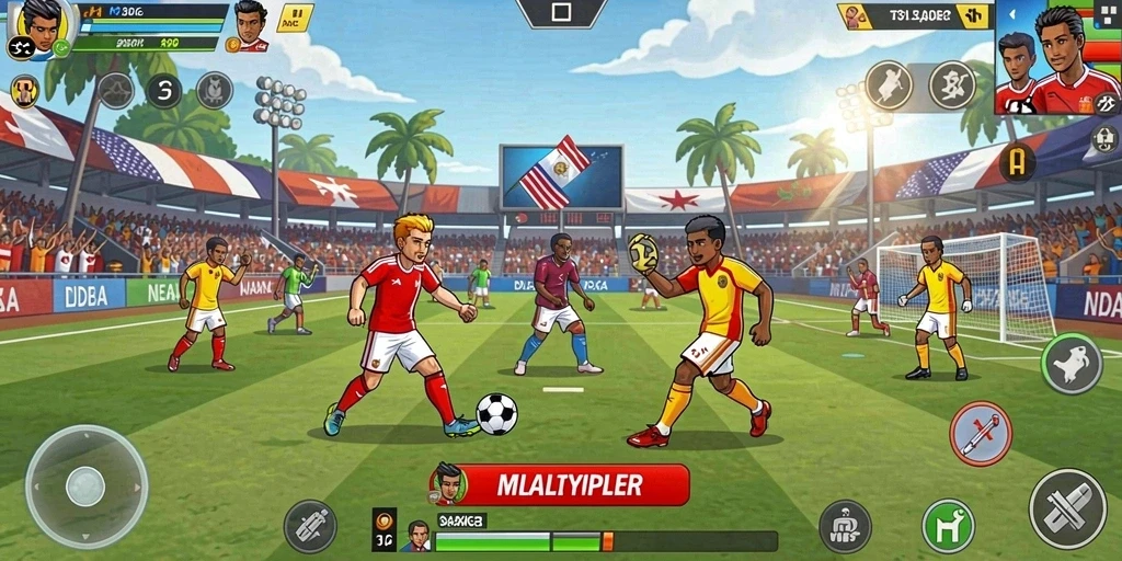 Fitur sosial untuk berinteraksi dengan teman saat bermain.