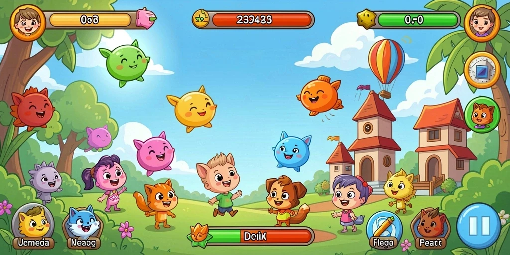 Mode multiplayer yang seru bersama teman.